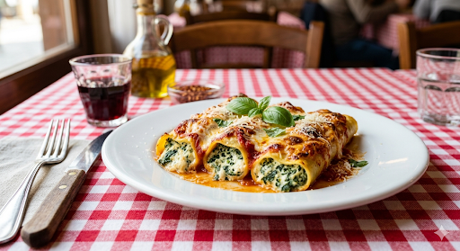 Cannelloni ripieni di magro