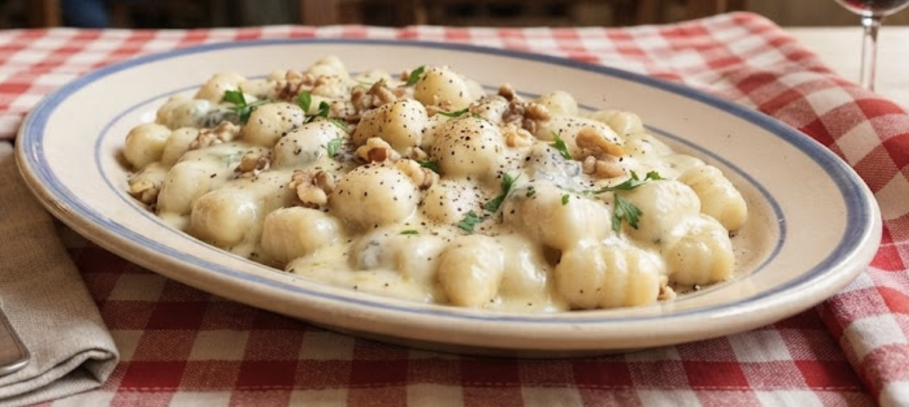Gnocchi e zola