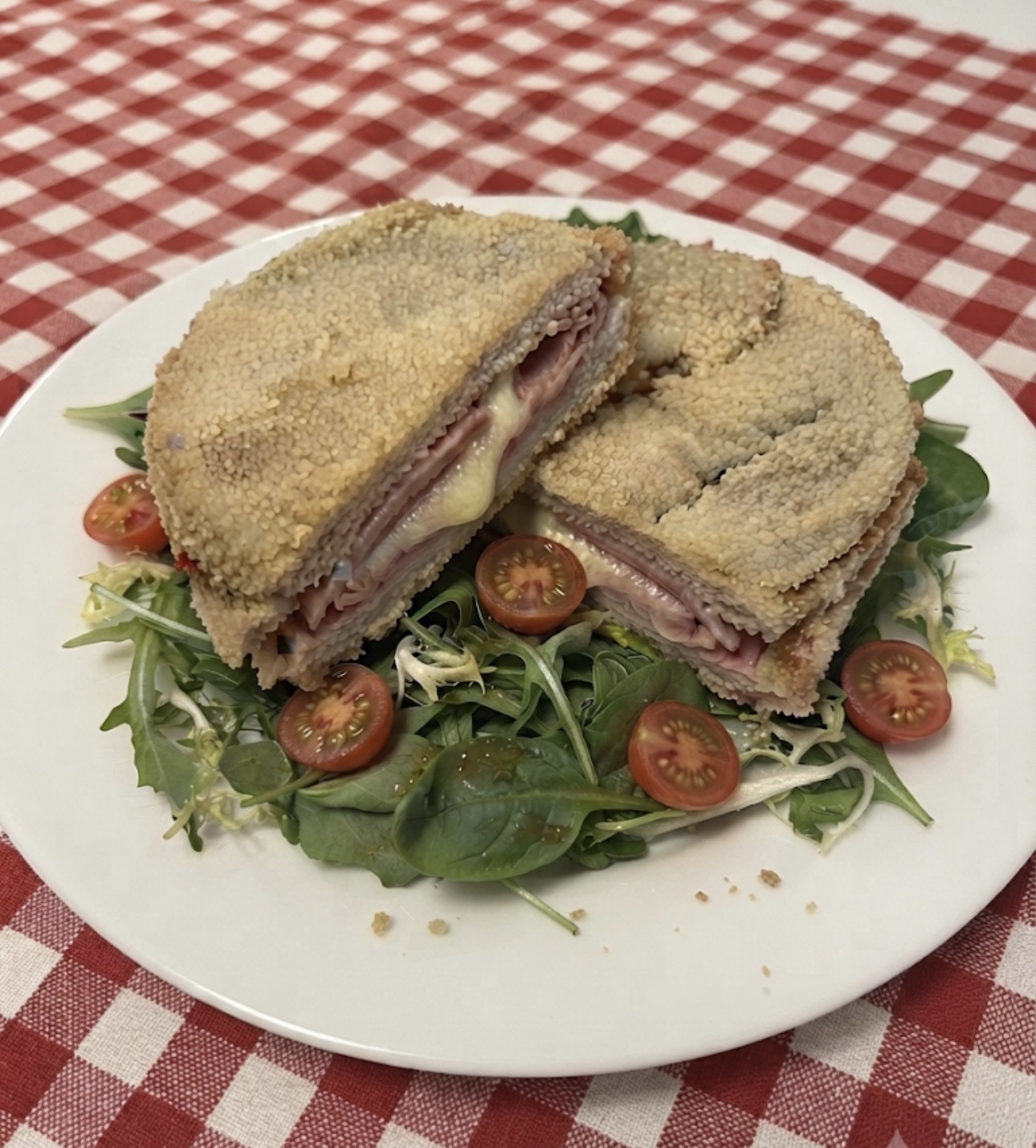 Melanzane imbottite con prosciutto e formaggio