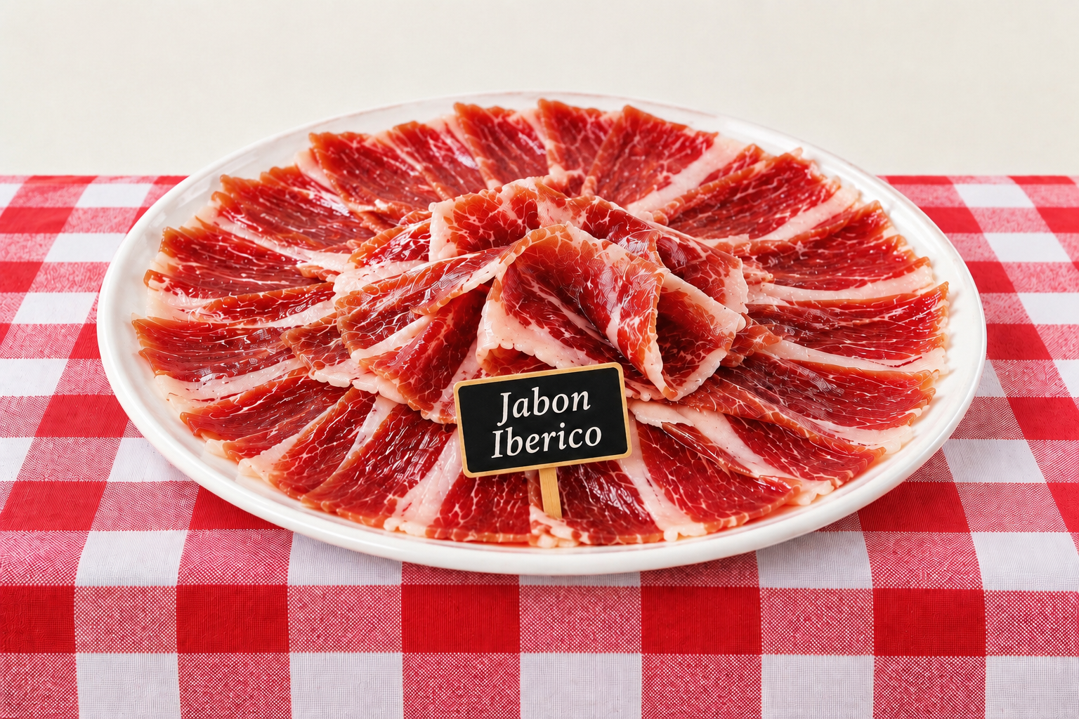 Piatto Jabon iberico gr.100 tagliato a mano